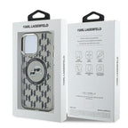 Karl Lagerfeld MagSafe dėklas iPhone 15 Pro – juodas -- iPhone 15 Pro