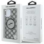 Karl Lagerfeld MagSafe dėklas iPhone 15 Plus – juodas -- iPhone 15 Plus