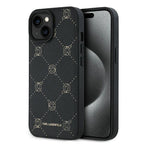 Karl Lagerfeld MagSafe dėklas iPhone 15 Plus – juodas