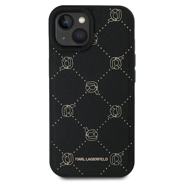 Karl Lagerfeld MagSafe dėklas iPhone 15 Plus – juodas