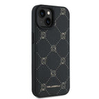 Karl Lagerfeld MagSafe dėklas iPhone 15 Plus – juodas