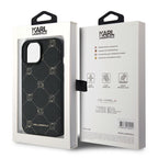 Karl Lagerfeld MagSafe dėklas iPhone 15 Plus – juodas