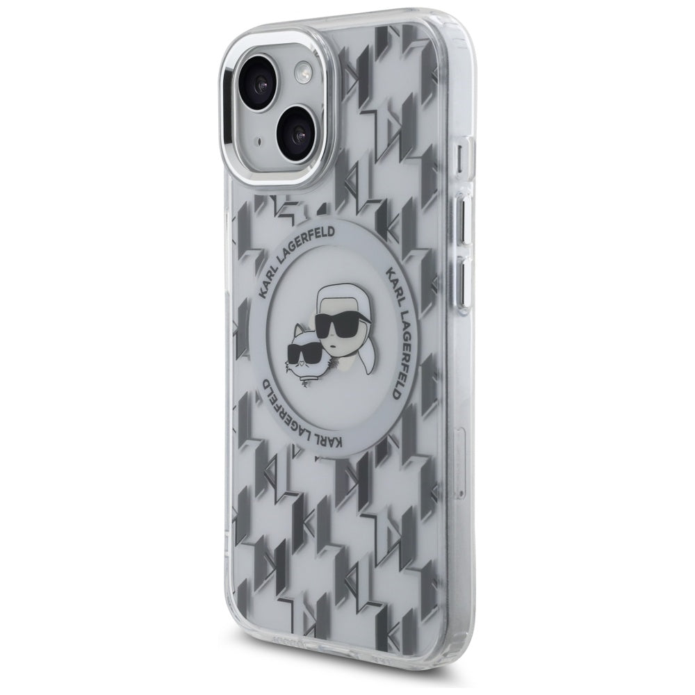 Karl Lagerfeld MagSafe dėklas iPhone 15 – skaidrus -- iPhone 15