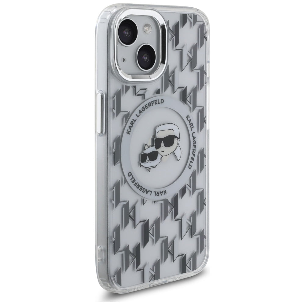 Karl Lagerfeld MagSafe dėklas iPhone 15 – skaidrus -- iPhone 15
