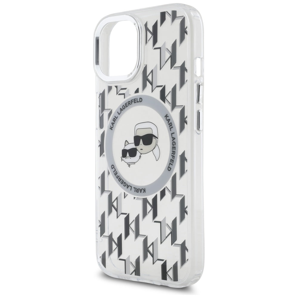Karl Lagerfeld MagSafe dėklas iPhone 15 – skaidrus -- iPhone 15