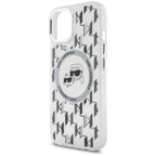Karl Lagerfeld MagSafe dėklas iPhone 15 – skaidrus -- iPhone 15