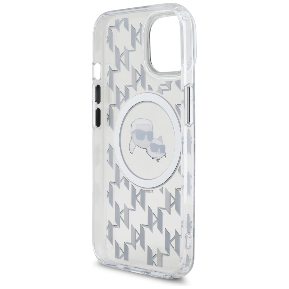 Karl Lagerfeld MagSafe dėklas iPhone 15 – skaidrus -- iPhone 15