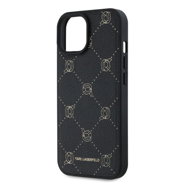 Karl Lagerfeld MagSafe dėklas iPhone 15 – juodas