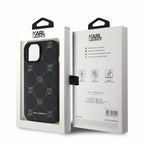 Karl Lagerfeld MagSafe dėklas iPhone 15 – juodas