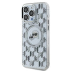 Karl Lagerfeld MagSafe dėklas iPhone 15 Pro Max – skaidrus