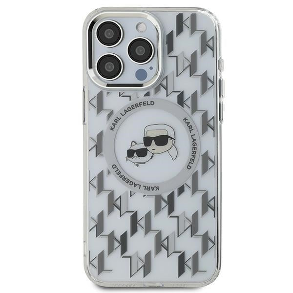 Karl Lagerfeld MagSafe dėklas iPhone 15 Pro Max – skaidrus