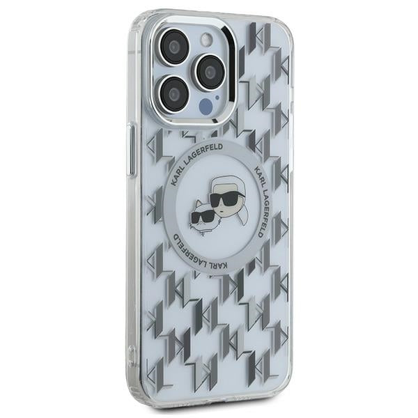 Karl Lagerfeld MagSafe dėklas iPhone 15 Pro Max – skaidrus