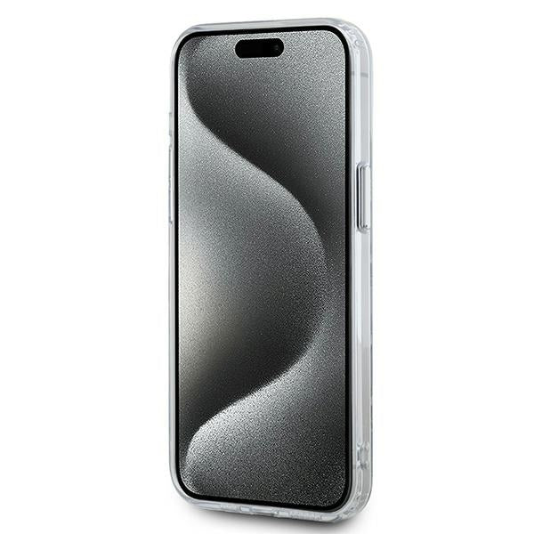 Karl Lagerfeld MagSafe dėklas iPhone 15 Pro Max – skaidrus