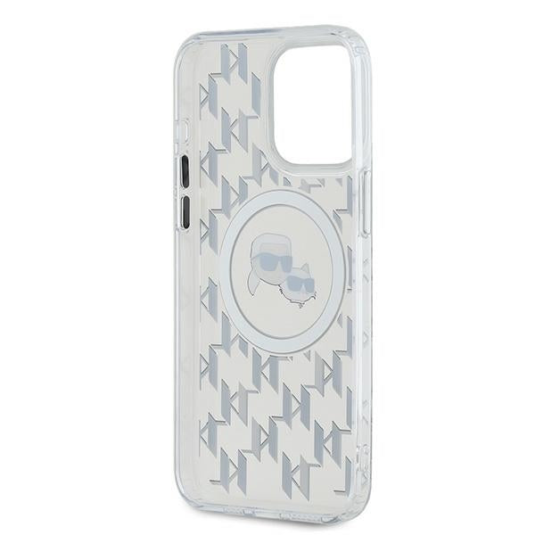 Karl Lagerfeld MagSafe dėklas iPhone 15 Pro Max – skaidrus