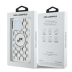 Karl Lagerfeld MagSafe dėklas iPhone 15 Pro Max – skaidrus
