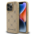 Karl Lagerfeld MagSafe dėklas iPhone 15 Pro Max – smėlinis