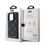 Karl Lagerfeld MagSafe dėklas iPhone 15 Pro Max – juodas -- iPhone 15 Pro Max