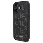 Karl Lagerfeld MagSafe dėklas iPhone 16 Plus – juodas -- iPhone 16 Plus