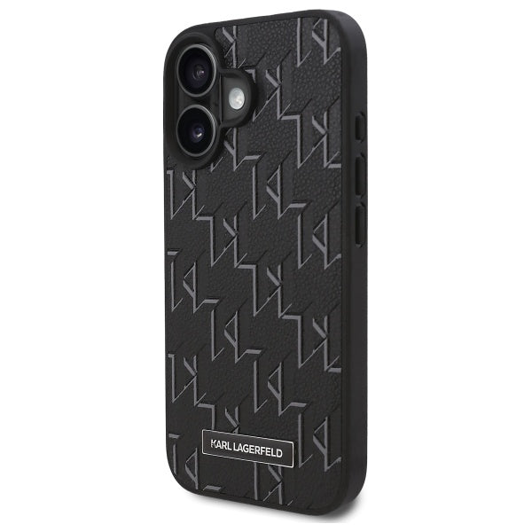 Karl Lagerfeld MagSafe dėklas iPhone 16 Plus – juodas -- iPhone 16 Plus