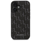 Karl Lagerfeld MagSafe dėklas iPhone 16 Plus – juodas -- iPhone 16 Plus