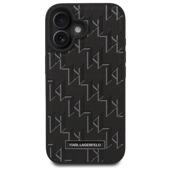 Karl Lagerfeld MagSafe dėklas iPhone 16 Plus – juodas -- iPhone 16 Plus