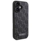 Karl Lagerfeld MagSafe dėklas iPhone 16 Plus – juodas -- iPhone 16 Plus