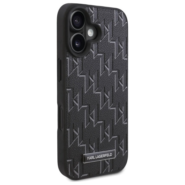 Karl Lagerfeld MagSafe dėklas iPhone 16 Plus – juodas -- iPhone 16 Plus