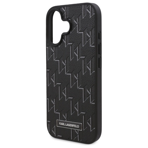 Karl Lagerfeld MagSafe dėklas iPhone 16 Plus – juodas -- iPhone 16 Plus