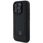 Mercedes-Benz Leather Urban dėklas iPhone 16 Pro Max – juodas