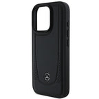 Mercedes-Benz Leather Urban dėklas iPhone 16 Pro Max – juodas