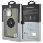 Mercedes-Benz MagSafe dėklas iPhone 16 Pro – juodas