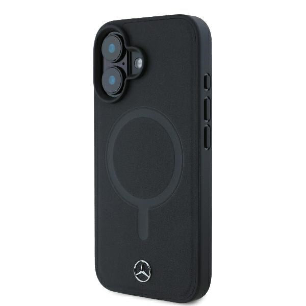 Mercedes-Benz odinis MagSafe dėklas iPhone 16 Plus – juodas