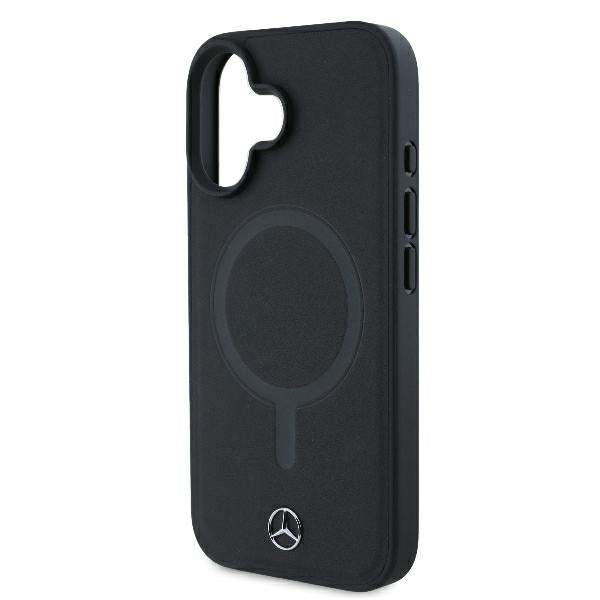 Mercedes-Benz odinis MagSafe dėklas iPhone 16 Plus – juodas