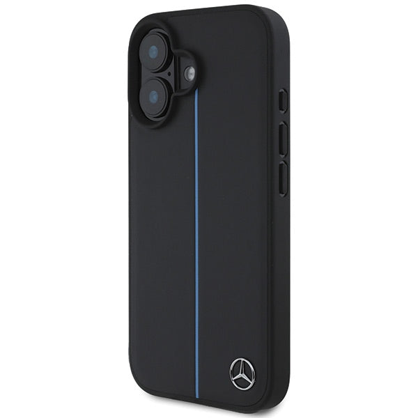 Mercedes-Benz odinis MagSafe dėklas iPhone 16 – juodas