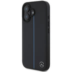 Mercedes-Benz odinis MagSafe dėklas iPhone 16 – juodas