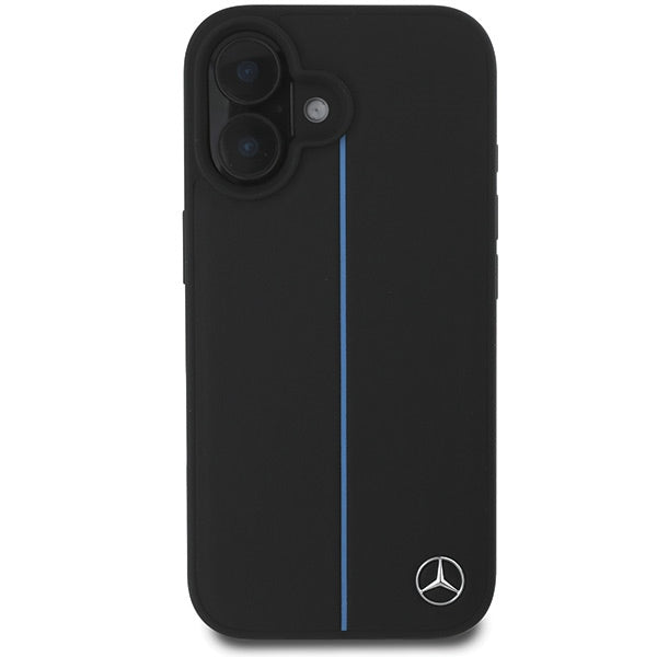 Mercedes-Benz odinis MagSafe dėklas iPhone 16 – juodas