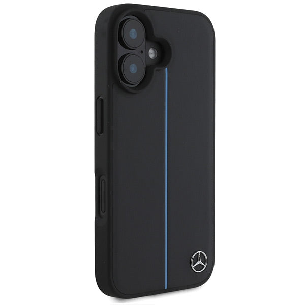 Mercedes-Benz odinis MagSafe dėklas iPhone 16 – juodas