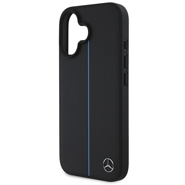Mercedes-Benz odinis MagSafe dėklas iPhone 16 – juodas
