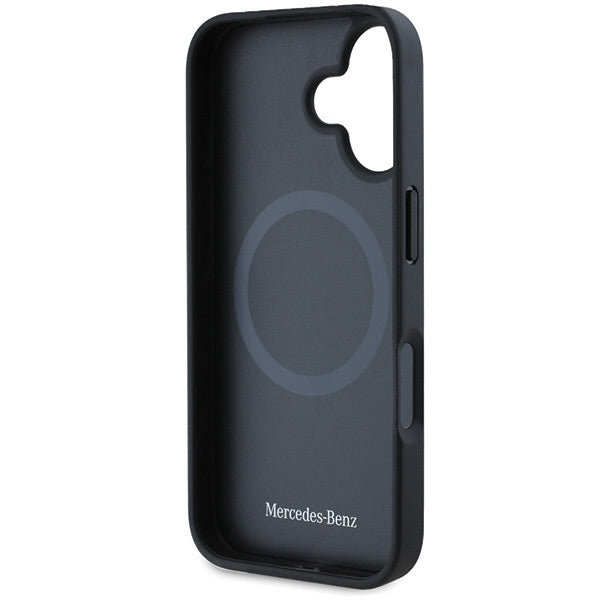 Mercedes-Benz odinis MagSafe dėklas iPhone 16 – juodas