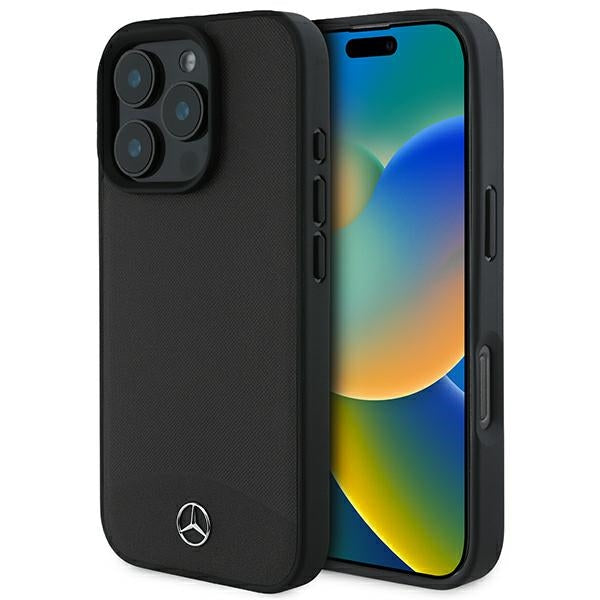 Mercedes-Benz odinis MagSafe dėklas iPhone 16 Pro Max – juodas