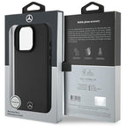 Mercedes-Benz odinis MagSafe dėklas iPhone 16 Pro Max – juodas