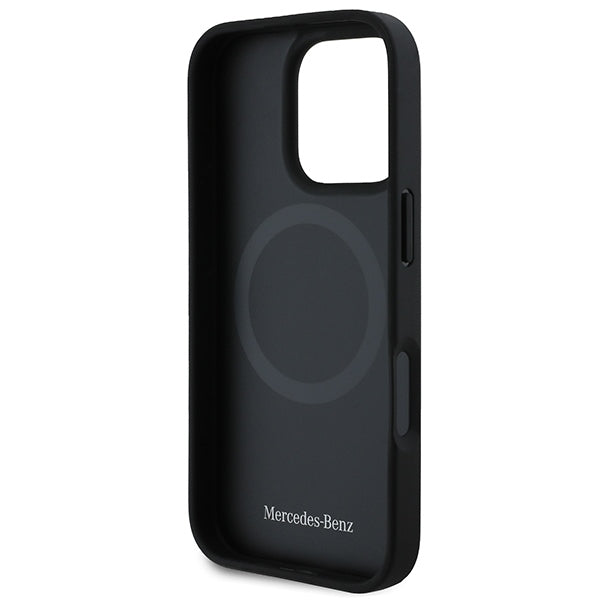 Mercedes-Benz odinis MagSafe dėklas iPhone 16 Pro Max – raudonas -- iPhone 16 Pro Max