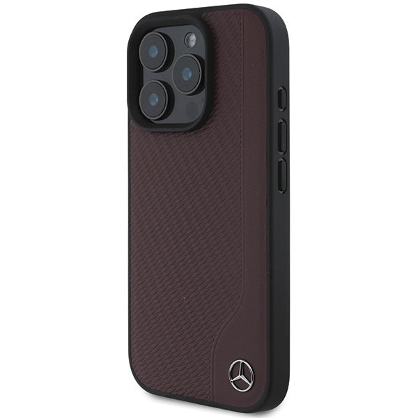 Mercedes-Benz MagSafe dėklas iPhone 16 Pro Max – raudonas