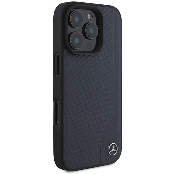 Mercedes-Benz odinis MagSafe dėklas iPhone 16 Pro Max – mėlynas -- iPhone 16 Pro Max