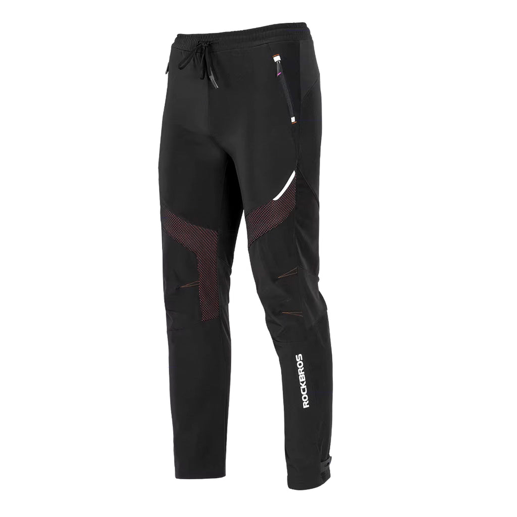 Rockbros Patrol vėjo atsparūs dviratininkavimo sportiniai kelnės L dydis - juoda -- Cycling Accessories