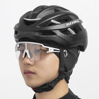 Rockbros Dala žiemos dviratininkavimo šalmo kepurė su akinių skylėmis - pilka -- Bicycle Helmets