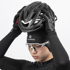 Rockbros Dala žiemos dviratininkavimo šalmo kepurė su akinių skylėmis - pilka -- Bicycle Helmets
