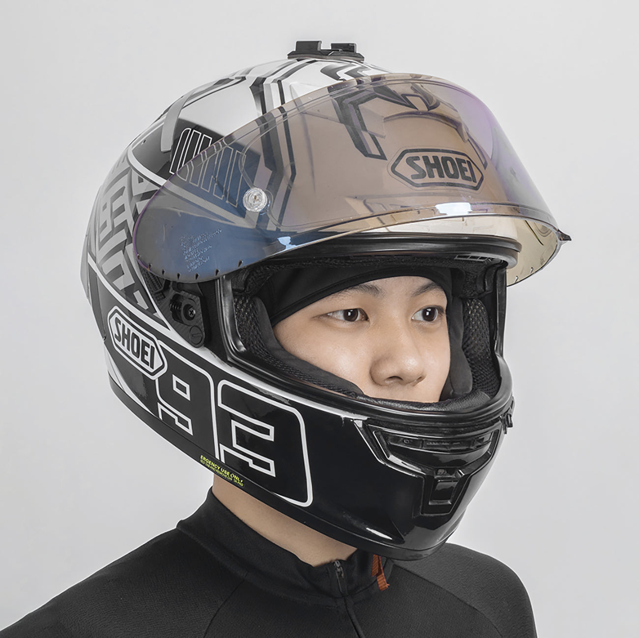 Rockbros Dala žiemos dviratininkavimo šalmo kepurė su akinių skylėmis - pilka -- Bicycle Helmets