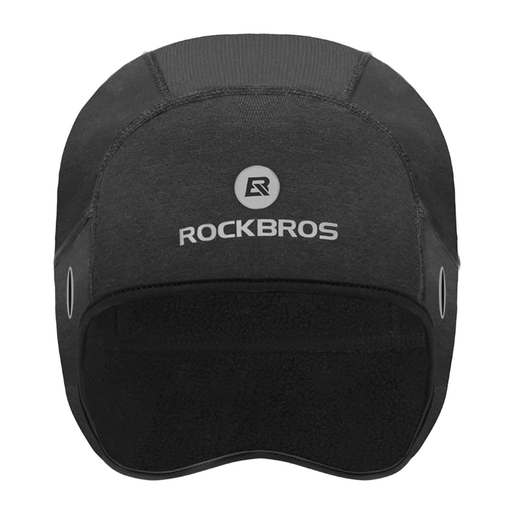 Rockbros Dala žiemos dviratininkavimo šalmo kepurė su akinių skylėmis - pilka -- Bicycle Helmets