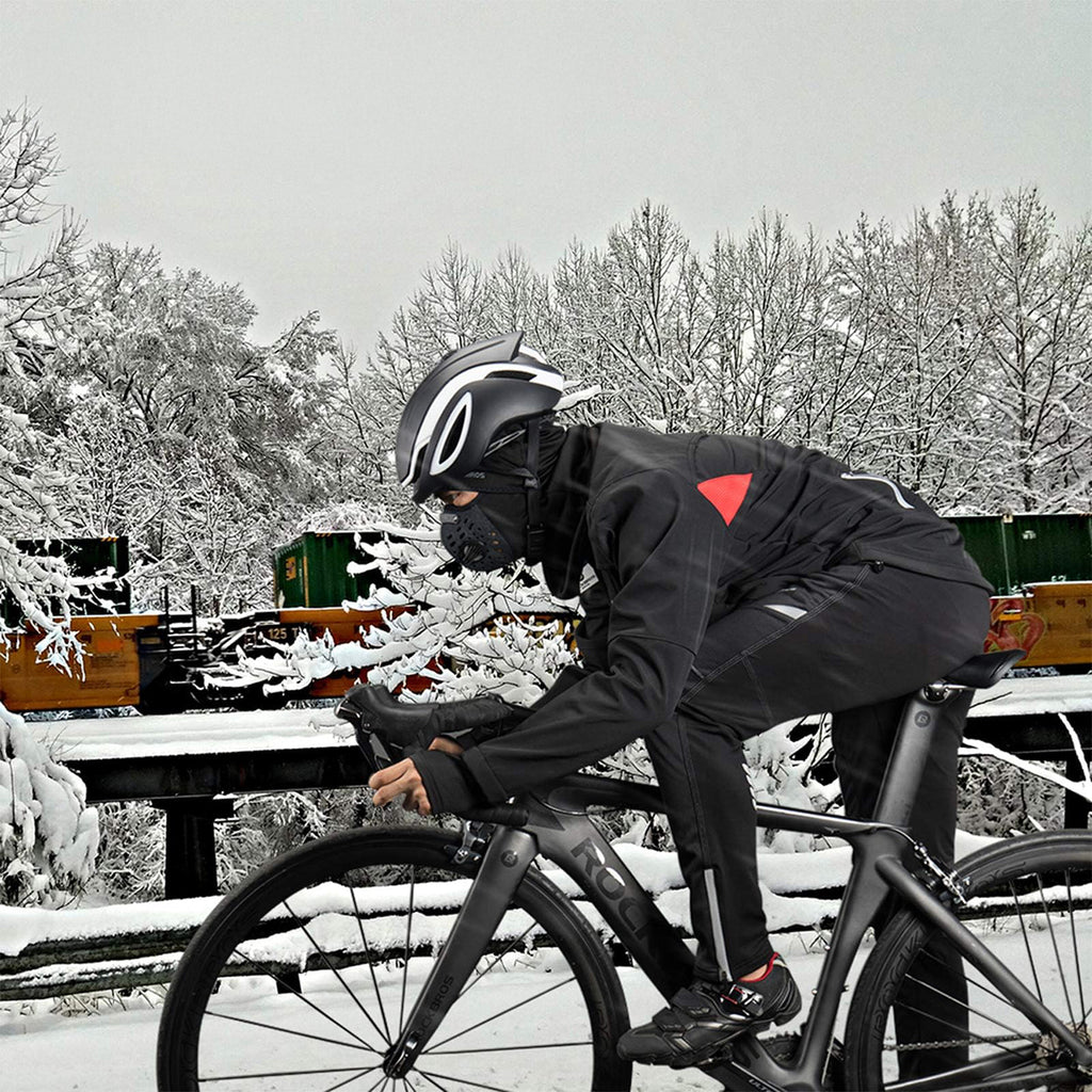 Rockbros YPW021 Vėjui atsparus dviračių sportinis šaltis L - Juodas -- Cycling Jackets & Vests